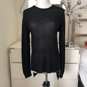 Cheap Monday black crew neck knit sweater XS